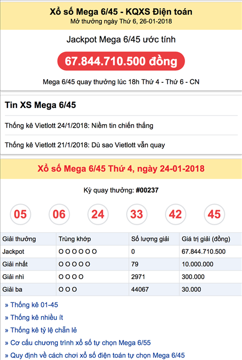 Ket qua ky QSMT truoc va Jackpot uoc tinh Ket qua ky QSMT truoc va Jackpot uoc tinh